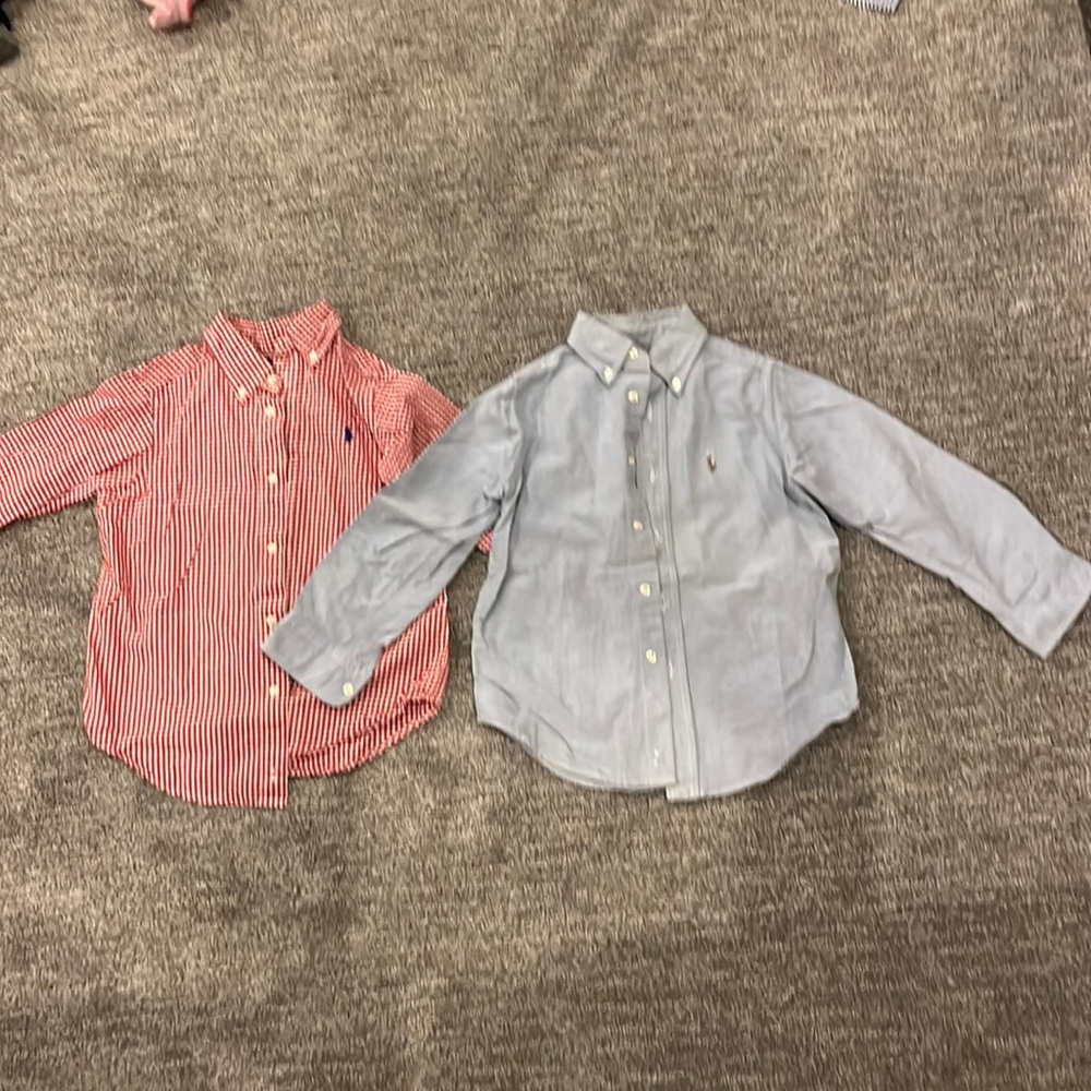 2 size 4 Polo button downs